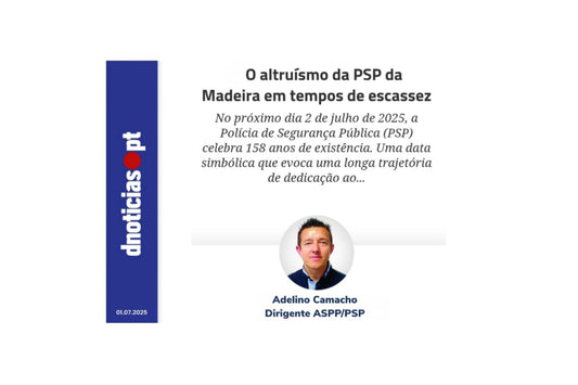O altruísmo da PSP da Madeira em tempos de escassez