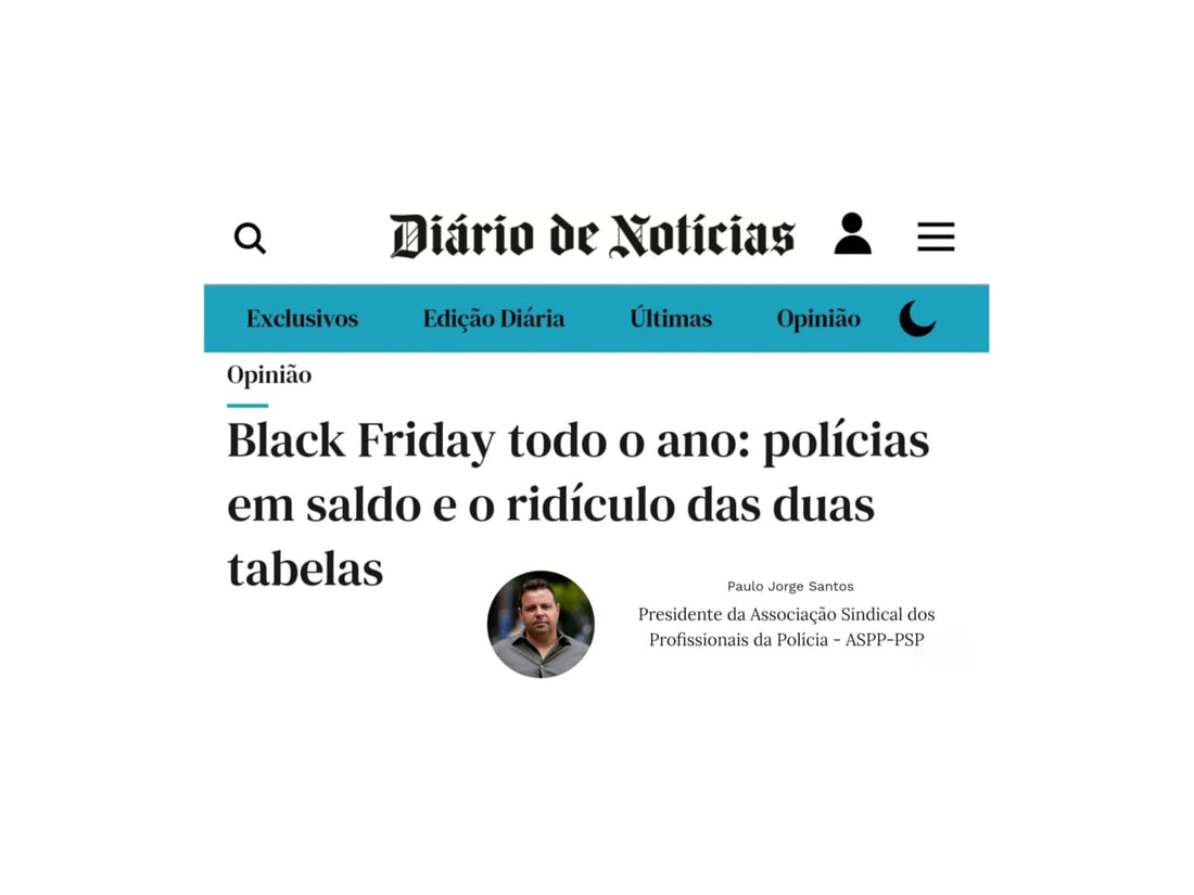 Black Friday todo o ano: polícias em saldo e o ridículo das duas tabelas
