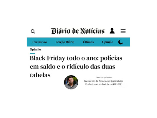 Black Friday todo o ano: polícias em saldo e o ridículo das duas tabelas