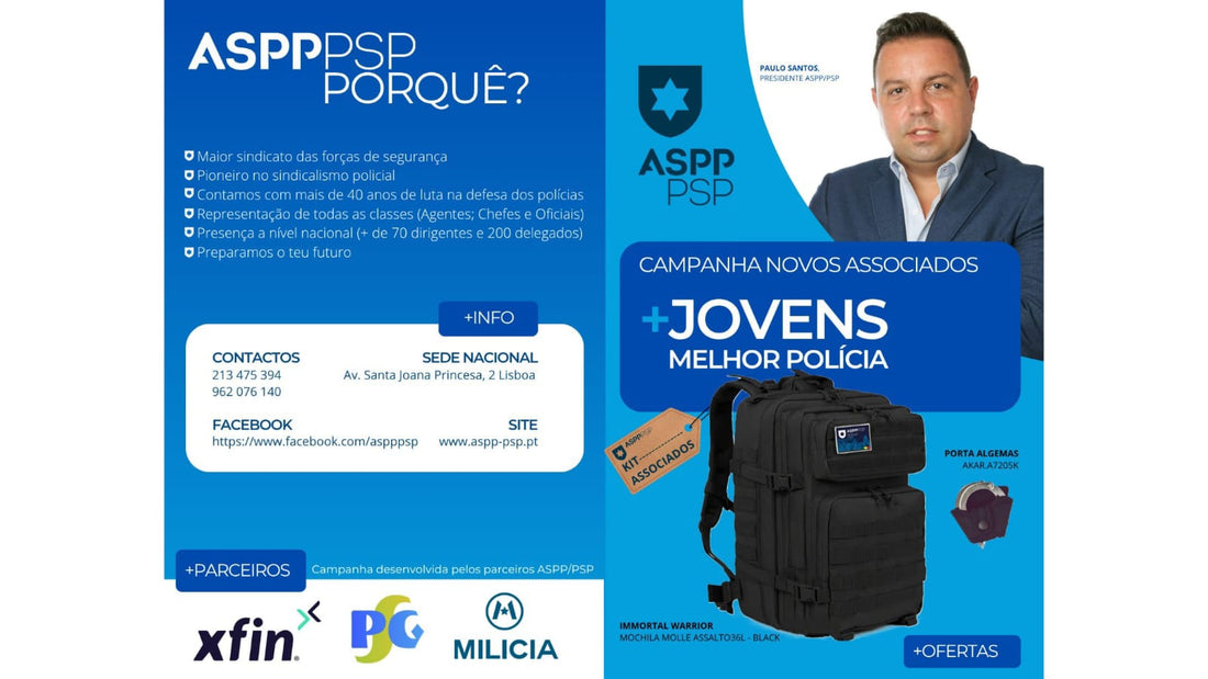 Campanha Novos Associados “+ JOVENS MELHOR POLíCIA"