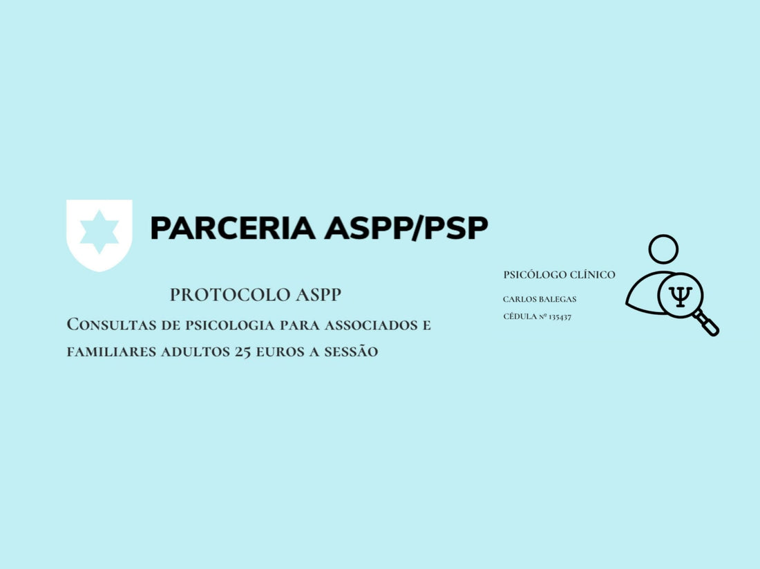 PARCERIA: Consultas de Psicologia Clínica com o Dr. Carlos Balegas