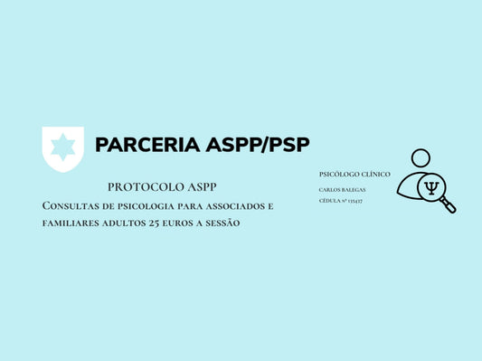 PARCERIA: Consultas de Psicologia Clínica com o Dr. Carlos Balegas